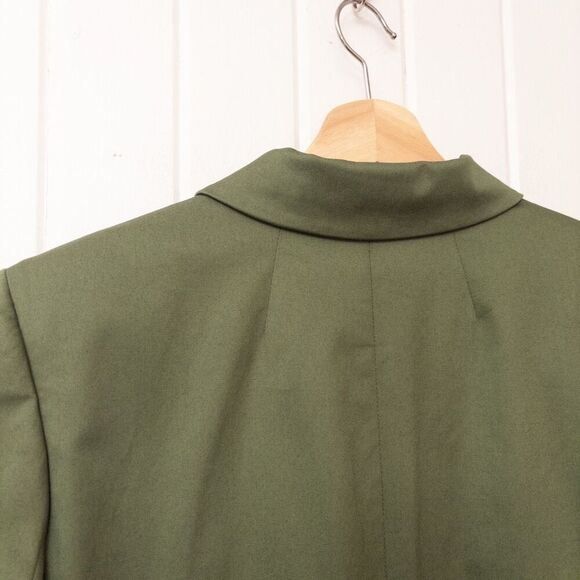 J. Crew Alfie Blazer in Chino Utility Green Size 10 Petite - Picture 9 of 11